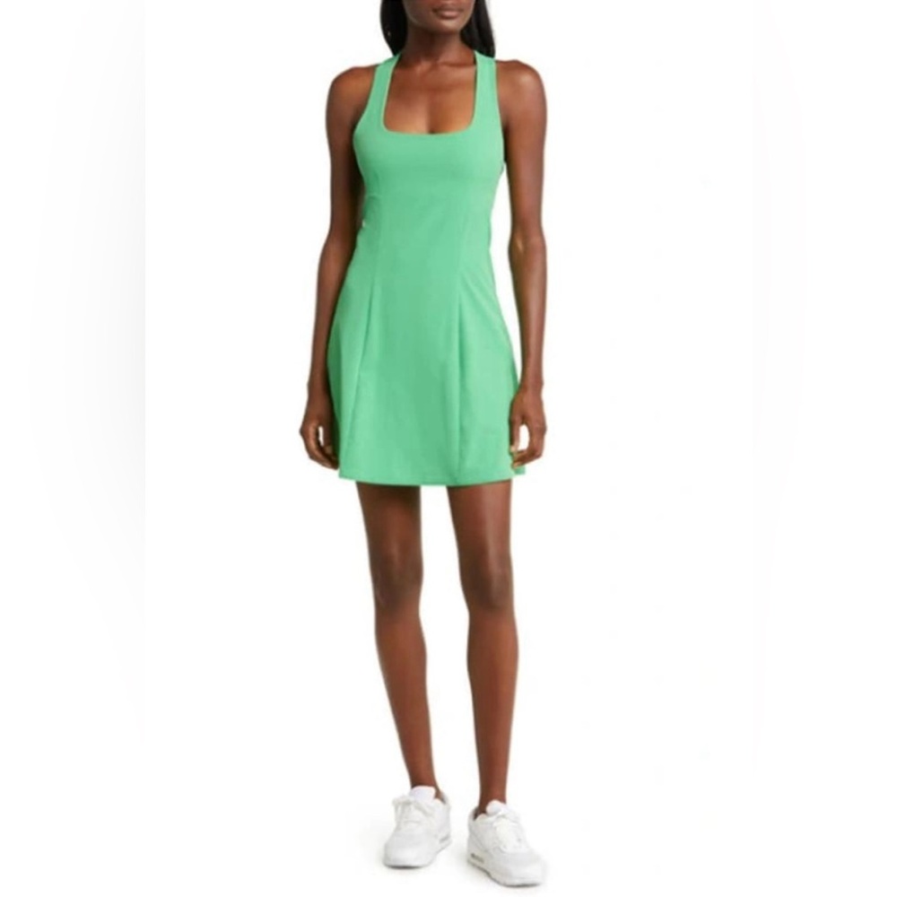 Outdoor Voices green cross back tennis dress XL
